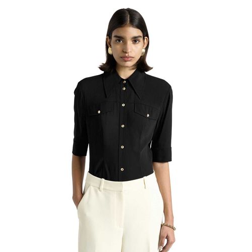 Cue Short Sleeve Fitted Shirt